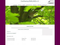 carsharing-emsland.de Webseite Vorschau