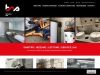 bns-sanitaer.ch Webseite Vorschau