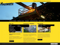 hauswirth-metallbau.ch Webseite Vorschau