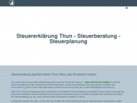 taxthun.ch Webseite Vorschau