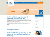 nabu-backnang.de Webseite Vorschau