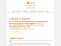 forum-eine-welt.de Webseite Vorschau
