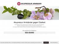 akupressur-armband.de Webseite Vorschau