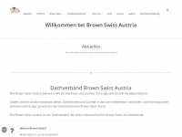 brownswiss-austria.at Webseite Vorschau