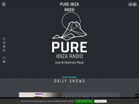 pureibizaradio.com Webseite Vorschau