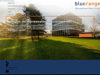 blueorange-development-west.de Webseite Vorschau