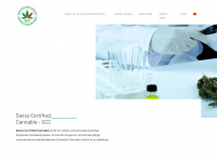 swiss-certified-cannabis.ch Webseite Vorschau