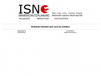 isn-brandschutz.de Webseite Vorschau