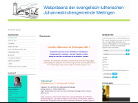 johanneskirche-meitingen.de Webseite Vorschau