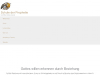 schule-der-prophetie.de Webseite Vorschau