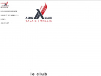 aeroclubvalais.ch Webseite Vorschau