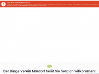 buergerverein-mardorf.de Webseite Vorschau