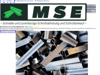metallschrott-express.de Webseite Vorschau