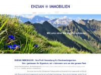 enzian-immobilien.ch Webseite Vorschau