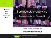 sommerspiele-ueberwald.com Webseite Vorschau