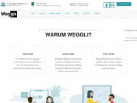 weggli-webagentur.ch Webseite Vorschau