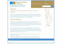 bischof-arbeo-stiftung.de Webseite Vorschau