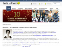 beate-lessmann.de Webseite Vorschau