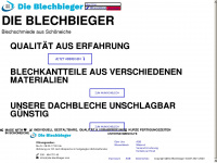 die-blechbieger.com Webseite Vorschau