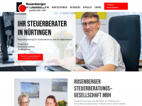 rosenberger-steuer.de Webseite Vorschau