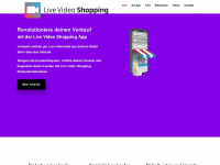 live-video-shopping.de Webseite Vorschau