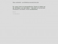architekturverzeichnis.de Webseite Vorschau