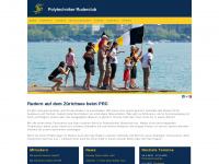 polytechniker-ruderclub.ch Webseite Vorschau