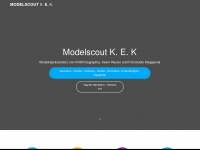 modelscout-kek.eu Webseite Vorschau