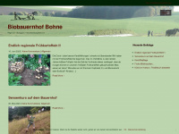 biohof-bohne.org Webseite Vorschau