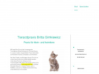 tierarztpraxis-gimkiewicz.de Webseite Vorschau