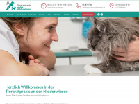 tierarztpraxis-nidderwiesen.de Webseite Vorschau