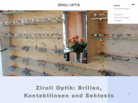 ziroli-optik.ch Webseite Vorschau