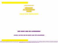 caprihorns.ch Webseite Vorschau