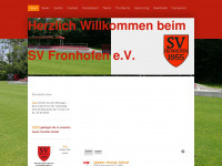 sv-fronhofen.de Webseite Vorschau