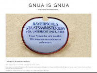 gnua-is-gnua.de Webseite Vorschau