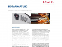 notarhaftung.co.at Webseite Vorschau