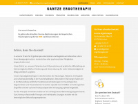 gantze-ergotherapie.net Webseite Vorschau