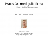 praxis-dr-ernst.de Webseite Vorschau