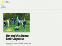 gruene-sankt-augustin.de Webseite Vorschau