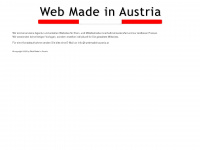 webmadeinaustria.at Webseite Vorschau