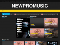 newpromusic.de Webseite Vorschau