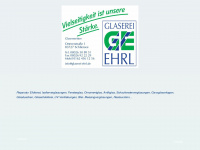 glaserei-ehrl.de Webseite Vorschau
