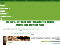 biowochen-nrw.de Webseite Vorschau
