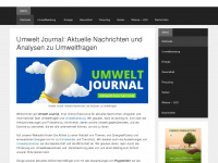 umweltjournal.com Webseite Vorschau