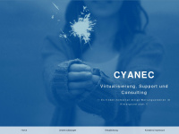 cyanec.de Webseite Vorschau