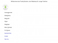 familysolution-2334.myshopify.com Webseite Vorschau