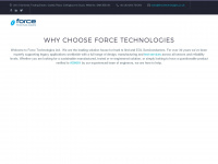 forcetechnologies.co.uk Webseite Vorschau
