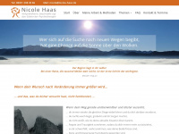 nicole-haas.de Webseite Vorschau