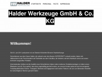 halder-werkzeuge.de Webseite Vorschau