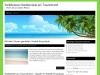 karibikreisen-karibikurlaub.com Webseite Vorschau